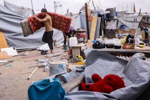 MEDIO ORIENTE-CIUDAD DE GAZA-LINEA AMARILLA