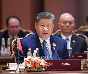 INDIA-NUEVA DELHI-CHINA-XI JINPING-CUMBRE DEL BRICS-PRIMERA SESION