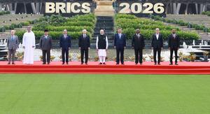 INDIA-NUEVA DELHI-CHINA-XI JINPING-CUMBRE DEL BRICS-PRIMERA SESION