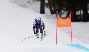 ITALIA-CORTINA D'AMPEZZO-JUEGOS OLIMPICOS DE INVIERNO-ESQUI ALPINO-DESCENSO FEMENINO-ENTRENAMIENTO OFICIAL