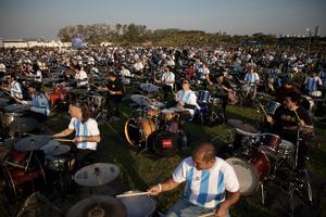 ARGENTINA-BUENOS AIRES-BATERISTAS-EVENTO