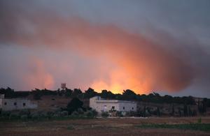 SIRIA-ALEPO-SITIO MILITAR-EXPLOSIONES