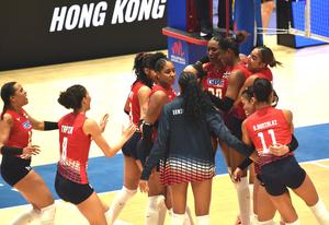 CHINA-HONG KONG-VOLEIBOL-LIGA DE NACIONES-FEMENINO-REPUBLICA DOMINICANA VS UCRANIA