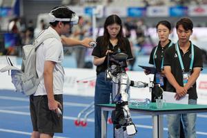 CHINA-BEIJING-JUEGOS MUNDIALES DE ROBOTS HUMANOIDES