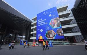 CHINA-SHANGHAI-CONCURSO MUNDIAL DE HABILIDADES-PREPARATIVOS