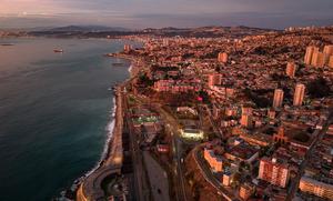 CHILE-VALPARAISO-VISTAS DE LA CIUDAD