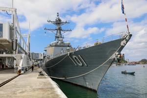 PANAMA-CIUDAD DE PANAMA-EEUU-PORTAAVIONES Y DESTRUCTOR-VISITA