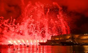 MALTA-LA VALETA-FESTIVAL INTERNACIONAL DE FUEGOS ARTIFICIALES-CLAUSURA