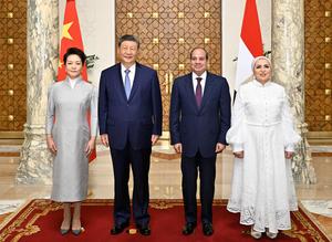 EGIPTO-CAIRO-CHINA-XI JINPING-PRESIDENTE EGIPCIO-CONVERSACIONES