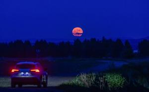 CHINA-HEILONGJIANG-VISTA AEREA-LUNA LLENA