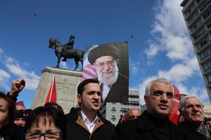 TURQUIA-ANKARA-ATAQUES DE EEUU E ISRAEL-PROTESTA