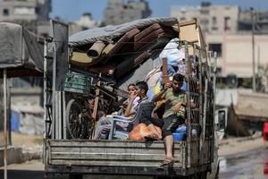 MEDIO ORIENTE-CIUDAD DE GAZA-EVACUACION