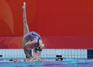 JAPON-SHIZUOKA-JUEGOS ASIATICOS-NATACION ARTISTICA-EQUIPO MIXTO