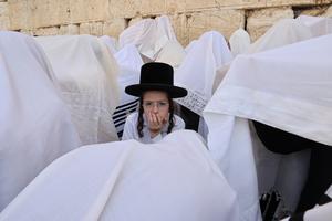MEDIO ORIENTE-JERUSALEN-SUCOT-ADORADORES JUDIOS-ORACION