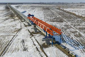 CHINA-HEILONGJIANG-SUPER PUENTE PRINCIPAL DE TONGJIANG-CONSTRUCCION