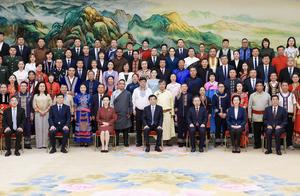 CHINA-BEIJING-WANG HUNING-REPRESENTANTES DE MINORIAS ETNICAS-REUNION