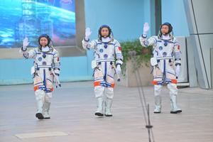 CHINA-SHENZHOU-23-CEREMONIA DE DESPEDIDA