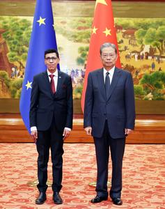 CHINA-BEIJING-ZHAO LEJI-PARLAMENTO EUROPEO-VICEPRESIDENTE-REUNION
