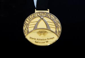 BOTSUANA-GABORONE-RELEVOS MUNDIALES DE ATLETISMO-MEDALLAS