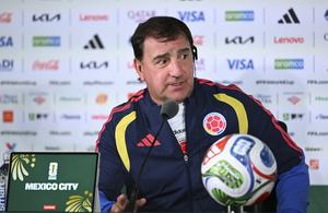 MEXICO-CIUDAD DE MEXICO-FUTBOL-COPA MUNDIAL DE LA FIFA 2026-CONFERENCIA DE PRENSA-COLOMBIA