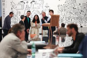 ITALIA-MILAN-SALON DEL MUEBLE-INAUGURACION