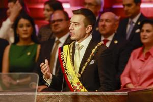 ECUADOR-QUITO-NOBOA-CEREMONIA
