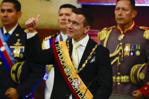 ECUADOR-QUITO-NOBOA-CEREMONIA