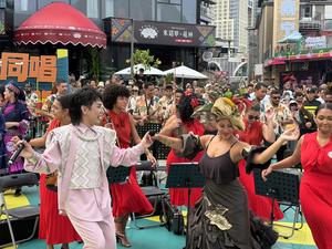 CHINA-GUANGXI-NANNING-MUSICOS BRASILEÑOS