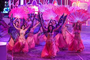 CHINA-HONG KONG-AÑO NUEVO CHINO-DESFILE INTERNACIONAL NOCTURNO