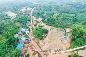 CHINA-CHONGQING-FUERTES LLUVIAS-RESCATE DE INUNDACION