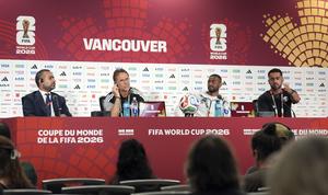 CANADA-VANCOUVER-FUTBOL-COPA MUNDIAL DE LA FIFA 2026-CONFERENCIA DE PRENSA-QATAR