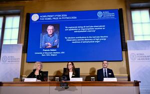 SUECIA-ESTOCOLMO-PREMIO NOBEL-FISICA
