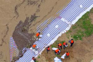 CHINA-HEILONGJIANG-TONGJIANG-INUNDACION-PREVENCION