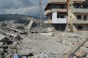 LIBANO-DIBBINE-MEIDOUN-RUINAS-ATAQUES AEREOS ISRAELIES