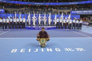 CHINA-BEIJING-TENIS-ABIERTO DE CHINA-INDIVIDUALES MASCULINOS-CEREMONIA DE PREMIACION