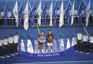 CHINA-BEIJING-TENIS-ABIERTO DE CHINA-INDIVIDUALES MASCULINOS-CEREMONIA DE PREMIACION