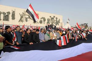 IRAK-BAGDAD-ATAQUES DE EEUU E ISRAEL CONTRA IRAN-PROTESTA