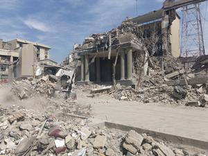 IRAN-TEHERAN-ATAQUES AEREOS-SECUELAS