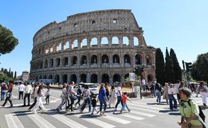 ITALIA-ROMA-TURISMO VACACIONAL