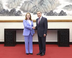 CHINA-BEIJING-WANG YI-CANDIDATA A PROXIMA SECRETARIA GENERAL DE LA ONU-REUNION