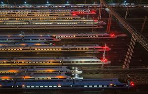 CHINA-FERROCARRIL-DIAGRAMA DE TRENES-AJUSTE