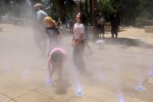 MEDIO ORIENTE-JERUSALEN-OLA DE CALOR