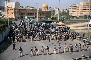 PAKISTAN-KARACHI-ANTI-EEUU-PROTESTA