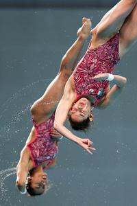 CHINA-BEIJING-CLAVADOS-COPA DEL MUNDO DE WORLD AQUATICS-SUPERFINAL-10M SINCRONIZADO FEMENINO