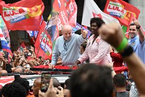 BRASIL-RIO DE JANEIRO-ELECCION PRESIDENCIAL-MITIN DE CAMPAÑA-LULA