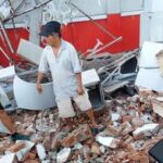 INDONESIA-SULAWESI SEPTENTRIONAL-MANADO-SISMO-SECUELAS