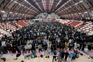 RUMANIA-BUCAREST-EID AL-FITR-ORACIONES