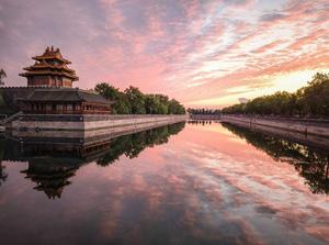 CHINA-BEIJING-RESPLANDOR VESPERTINO