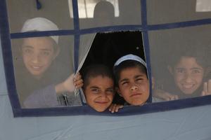 AFGANISTAN-BALKH-MAZAR-I-SHARIF-REFUGIADOS