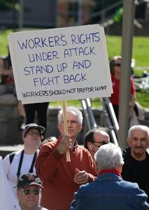 CANADA-VANCOUVER-DIA INTERNACIONAL DE LOS TRABAJADORES-MANIFESTACION